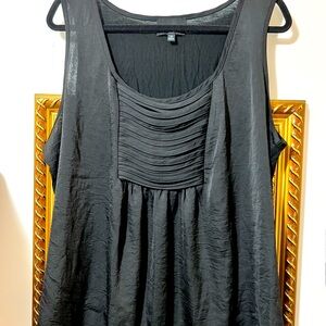 Cynthia Rowley Black Textured Tank Top size 3X